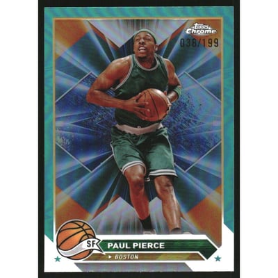 2023-24 Topps Chrome Aqua Refractors #146 Paul Pierce