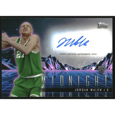 2023-24 Topps Midnight Rookie Horizon Signatures #RHSJW Jordan Walsh