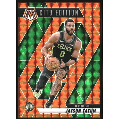 2024-25 Panini Mosaic Mosaic Orange #287 Jayson Tatum/City Edition