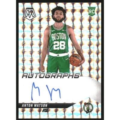 2024-25 Panini Mosaic Rookie Autographs Mosaic #37 Anton Watson