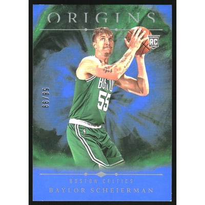 2024-25 Panini Origins Blue #80 Baylor Scheierman