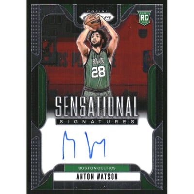 2024-25 Panini Prizm Sensational Signatures #52 Anton Watson