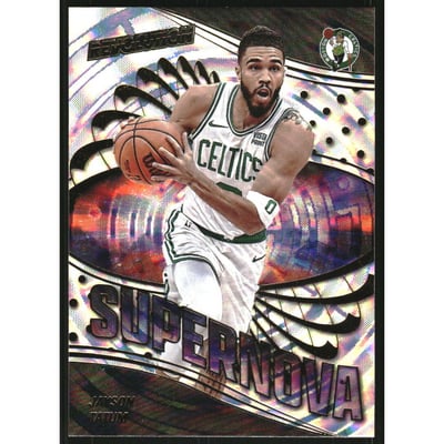 2024-25 Panini Revolution Supernova Fractal #4 Jayson Tatum