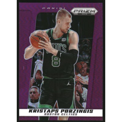 2024-25 Prizm Deca Prizms Purple #131 Kristaps Porzingis