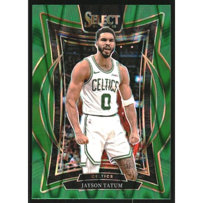 2024-25 Select Green Tectonic Prizms #2 Jayson Tatum