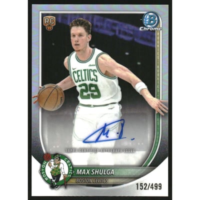 2025-26 Bowman Chrome Autographs Refractors #BCAMS Max Shulga