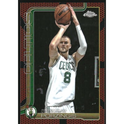 2025-26 Topps Chrome Basketball Refractors #41 Kristaps PORZINGIS