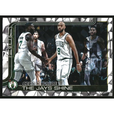 2025-26 Topps Diamante #272 Celtics Pride/Jaylen Brown/Sam Hauser/Jayson Tatum/Derrick White