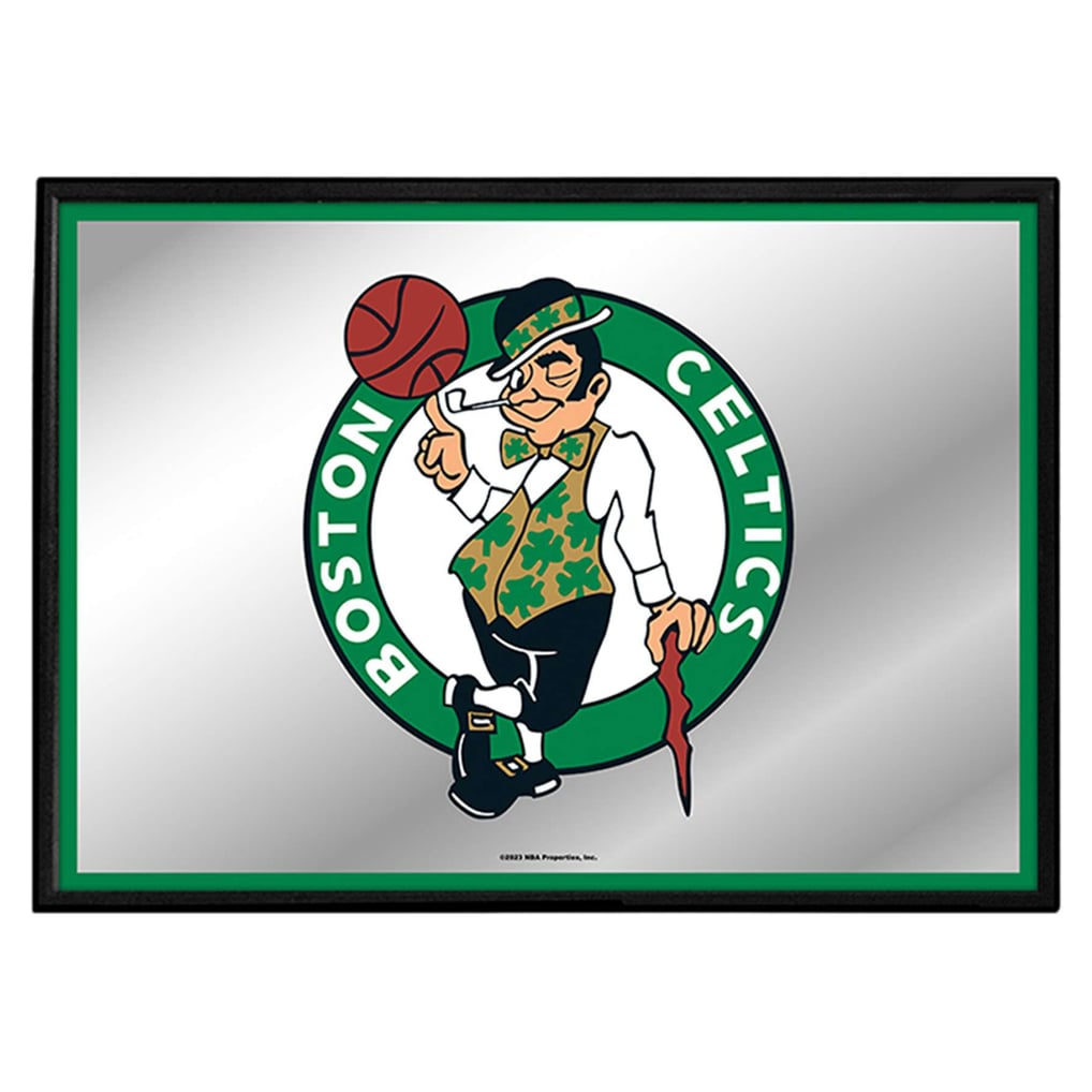 Boston Celtics 27" x 19" Framed Mirrored Wall Sign
