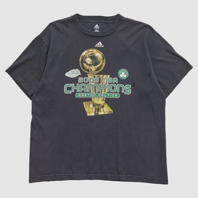 Boston Celtics Adidas 2008 T-shirt - Black - L by Fanatics Real Vintage