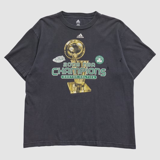 Boston Celtics Adidas 2008 T-shirt - Black - L by Fanatics Real Vintage