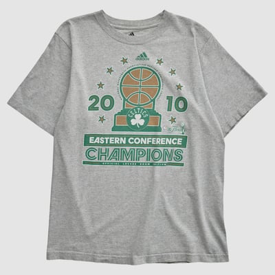 Boston Celtics Adidas 2010 T-shirt - Heather Gray - M by Fanatics Real Vintage