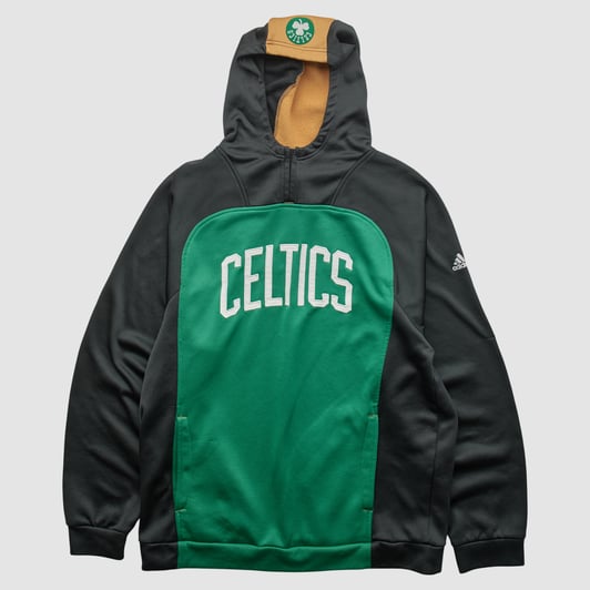 Boston Celtics Adidas 2010s Hooded Pullover Sweatshirt - Green - S by Fanatics Real Vintage
