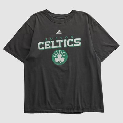 Boston Celtics Adidas 2010s T-shirt - Black - M by Fanatics Real Vintage