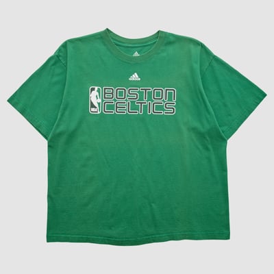 Boston Celtics Adidas 2010s T-shirt - Green - L by Fanatics Real Vintage
