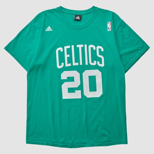 Boston Celtics Adidas 2010s T-shirt - Green - L by Fanatics Real Vintage