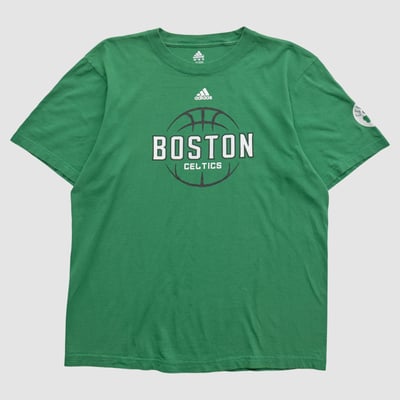 Boston Celtics Adidas 2010s T-shirt - Green - M by Fanatics Real Vintage