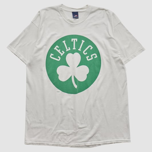 Boston Celtics Pro Player 2000s T-shirt - White - 2XL by Fanatics Real Vintage