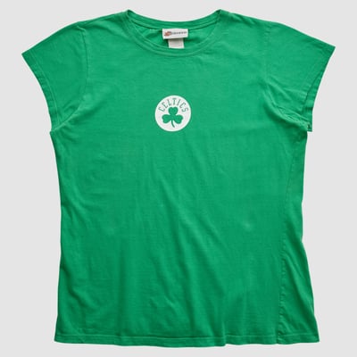 Boston Celtics Sun & Ocean 2000s T-shirt - Green - L by Fanatics Real Vintage