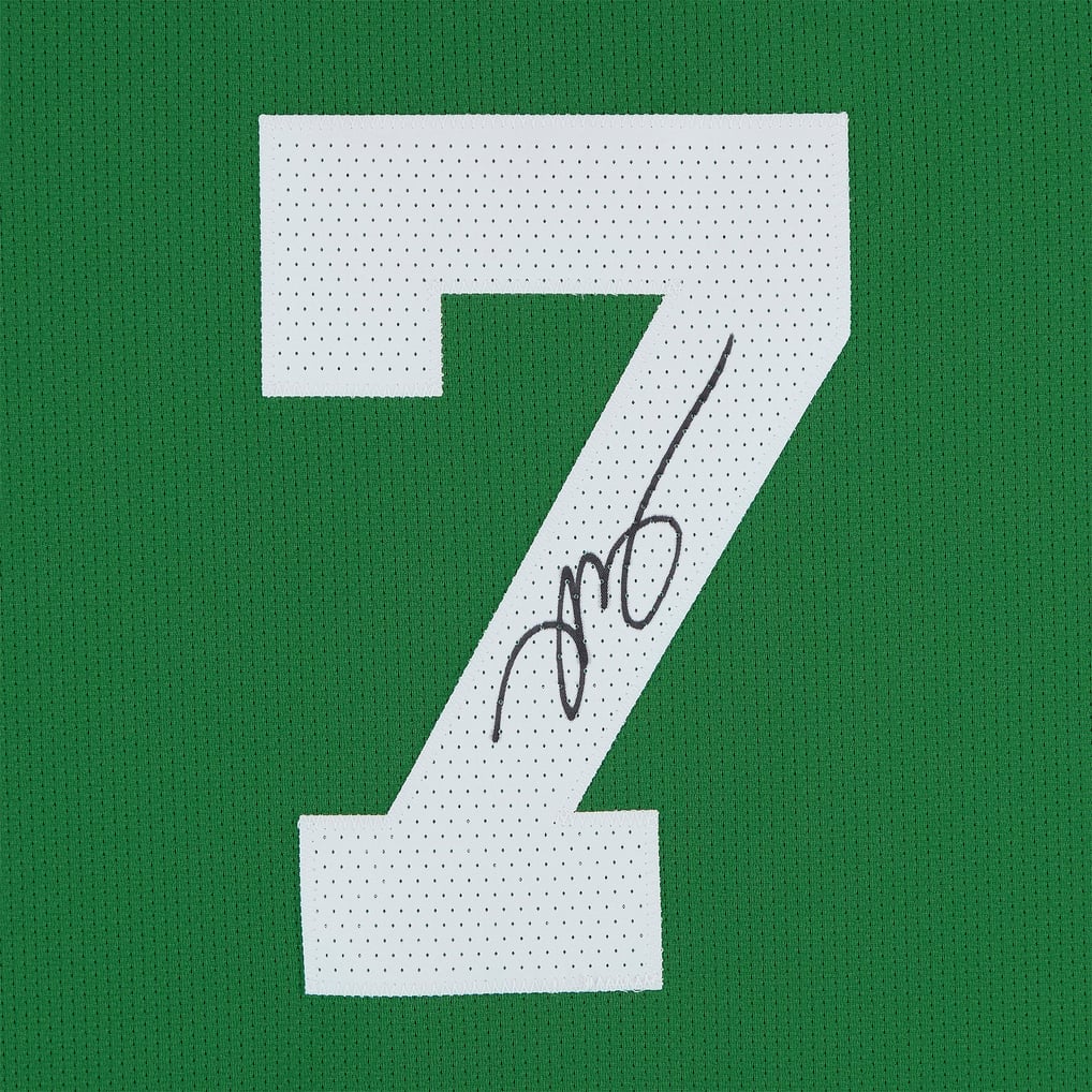 Jaylen Brown Boston Celtics Autographed Fanatics Authentic Kelly Green Nike Icon Edition Authentic Jersey