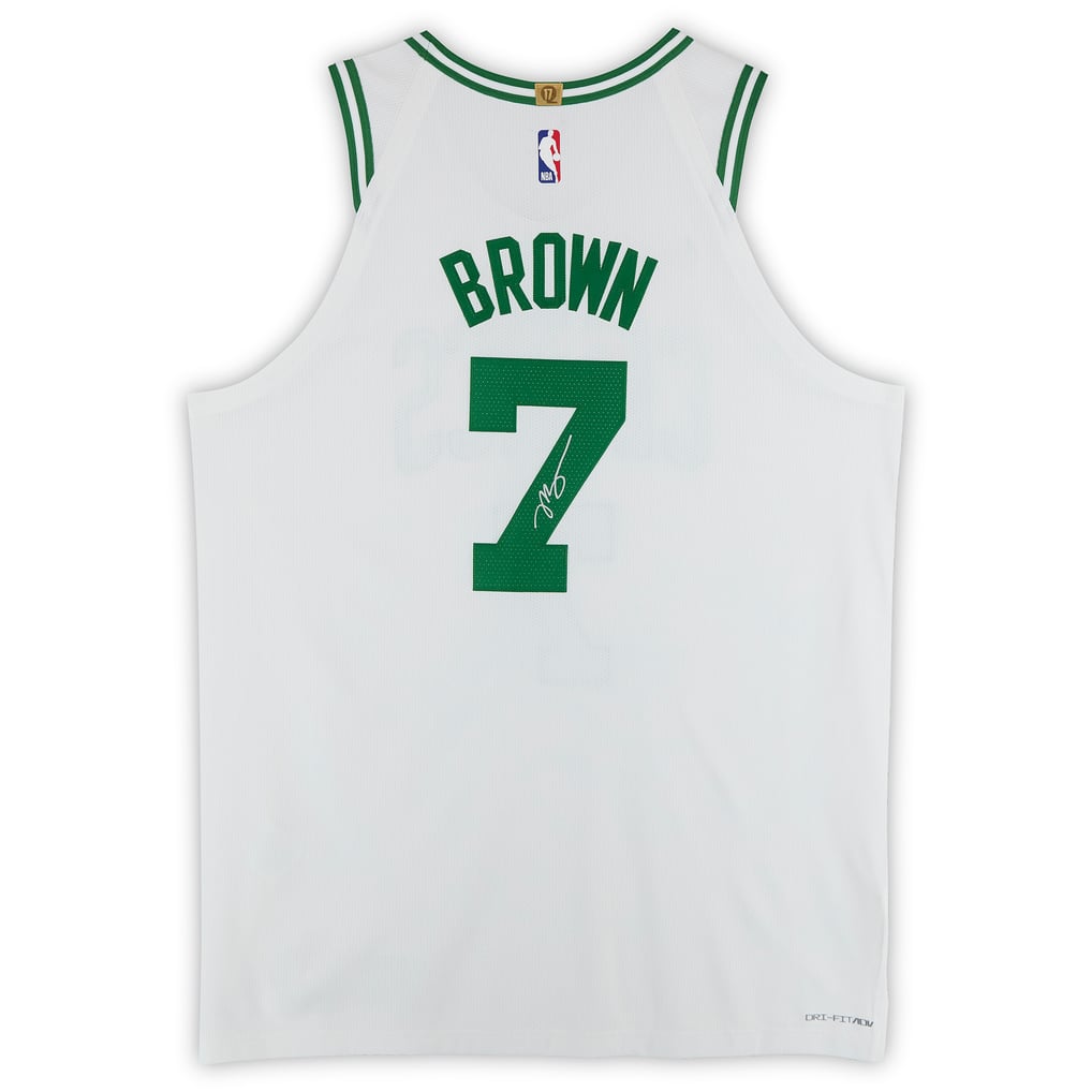 Jaylen Brown Boston Celtics Autographed Fanatics Authentic White Nike Association Edition Authentic Jersey