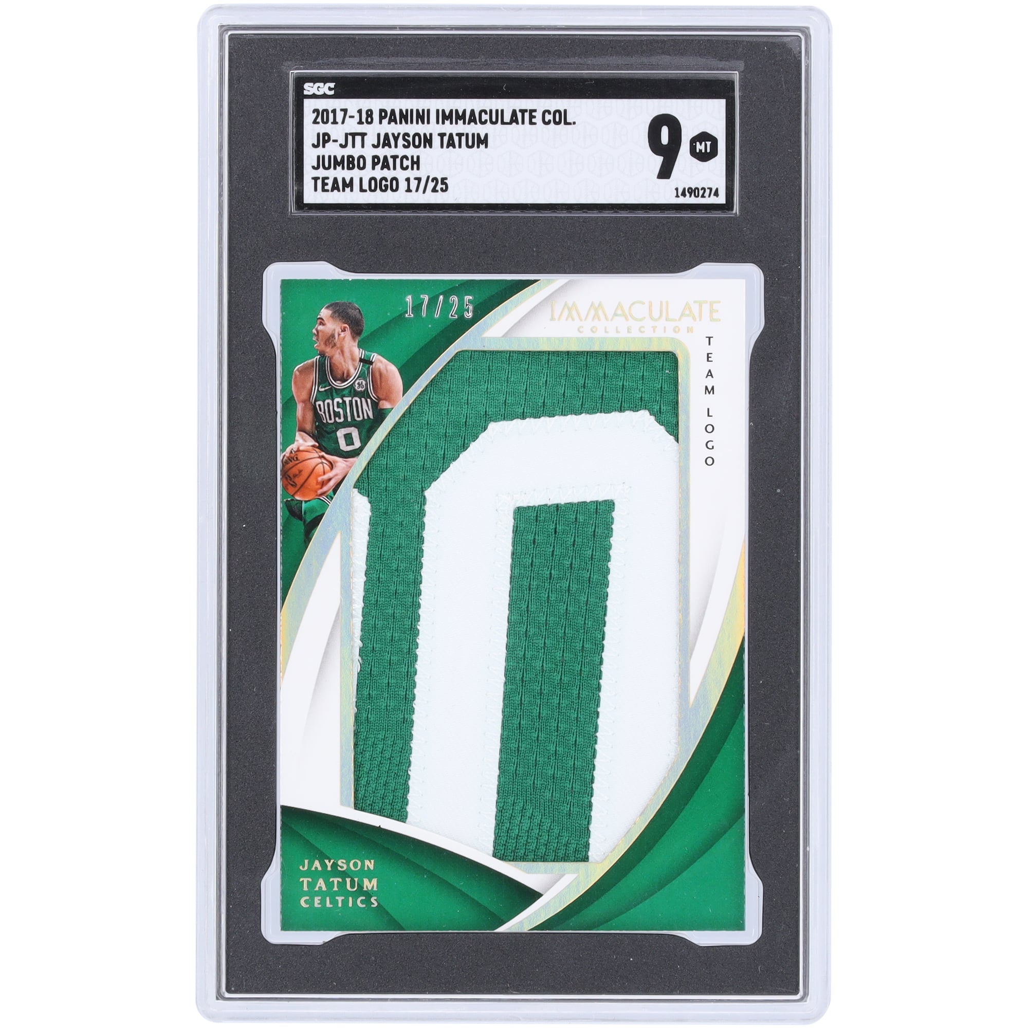 Jayson Tatum Boston Celtics 2017-18 Panini Immaculate Collection 