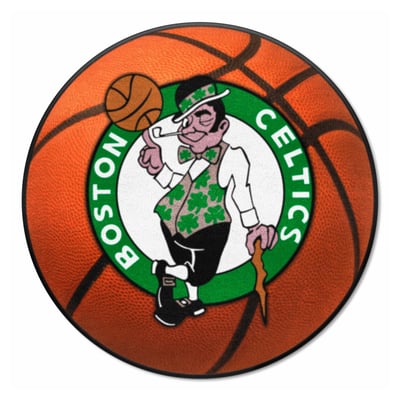 Boston Celtics Logo Brands 27" Diameter Basketball Mat
