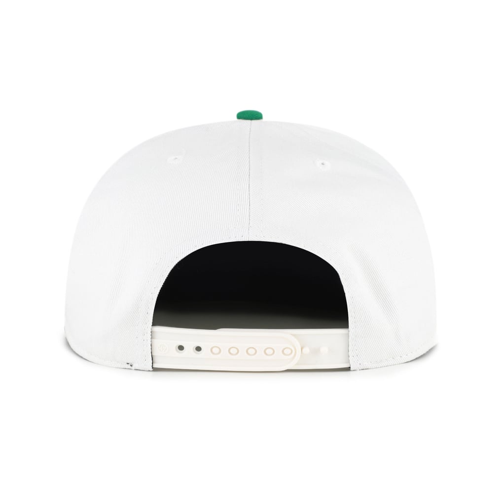 Boston Celtics '47 Script Stack Captain Snapback Hat - Cream