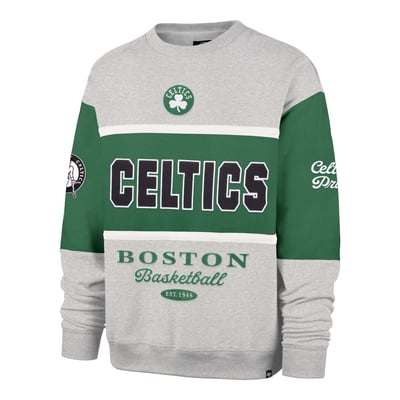 Boston Celtics '47 Blockfield Maximalist Sweatshirt - Gray
