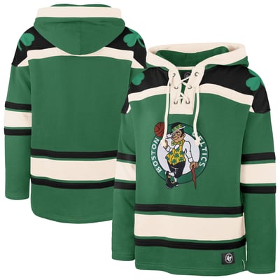 Boston Celtics '47 Big & Tall Lacer Hoodie - Green