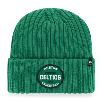  Boston Celtics '47 Ribbed Snowdrift Cuffed Knit Hat - Kelly Green
