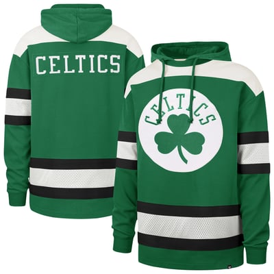  Boston Celtics '47 Men's Score Win Home Fleece Hoodie - Kelly Green