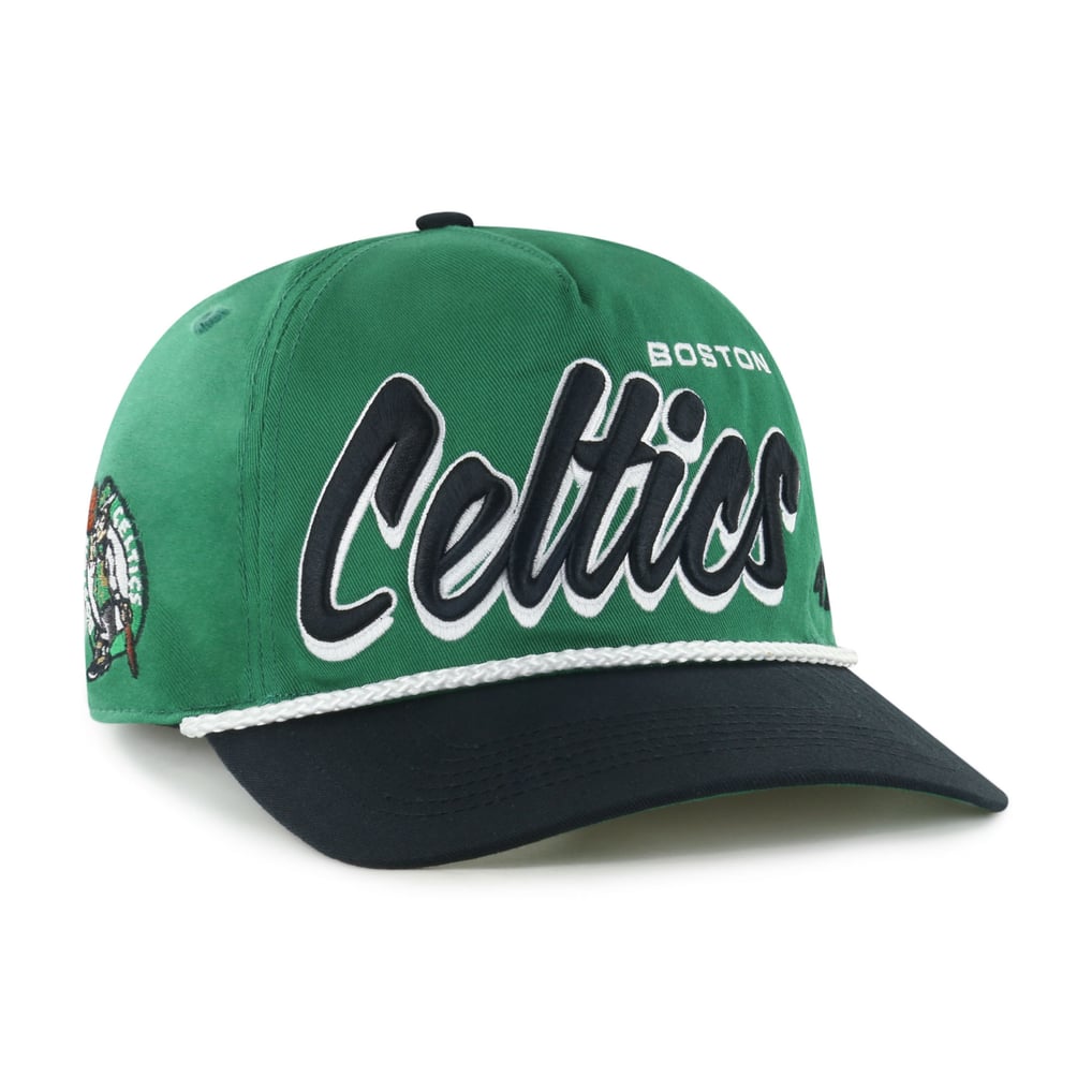 Boston Celtics '47 Dropshadow Rope Hitch Adjustable Hat - Kelly Green/Black