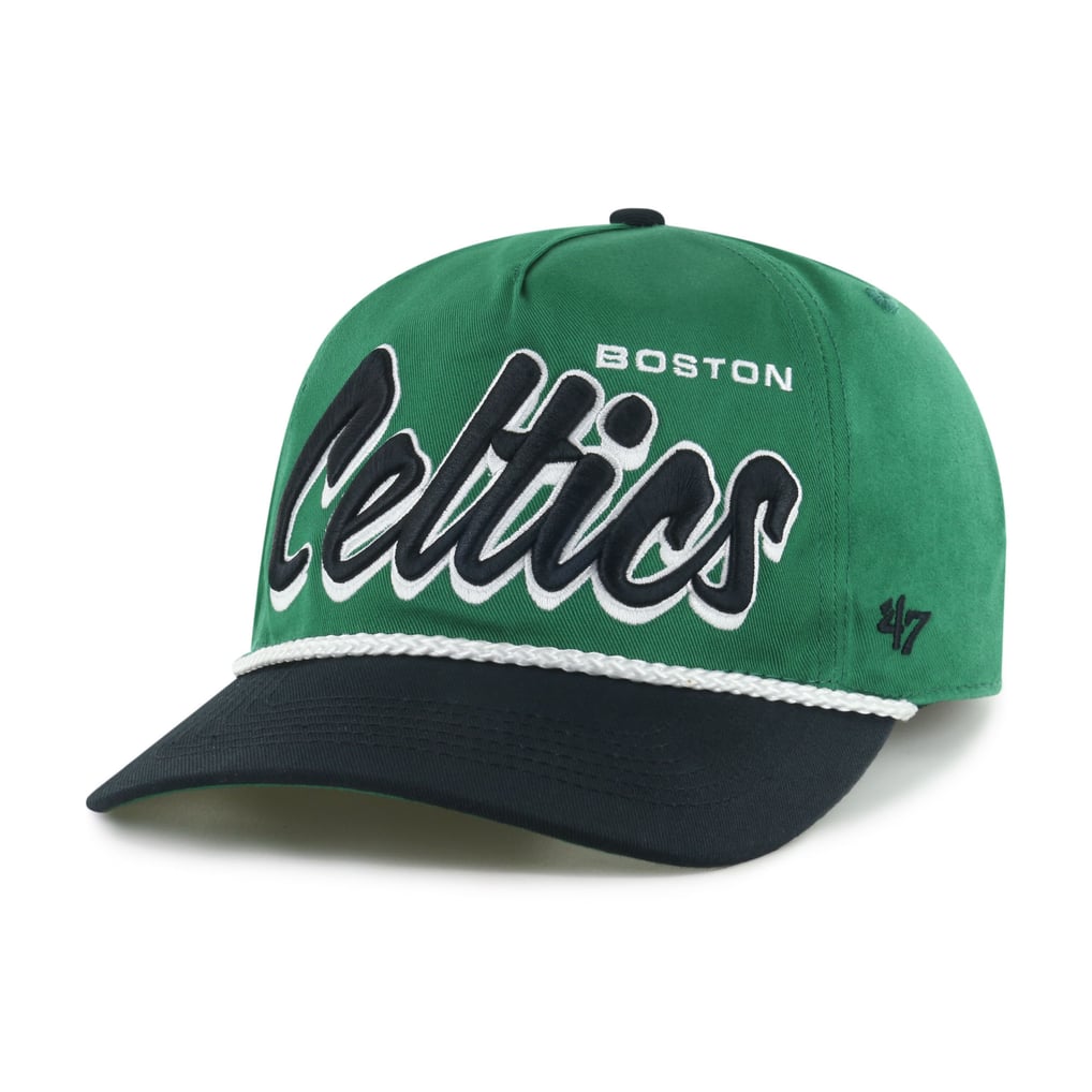 Boston Celtics '47 Dropshadow Rope Hitch Adjustable Hat - Kelly Green/Black