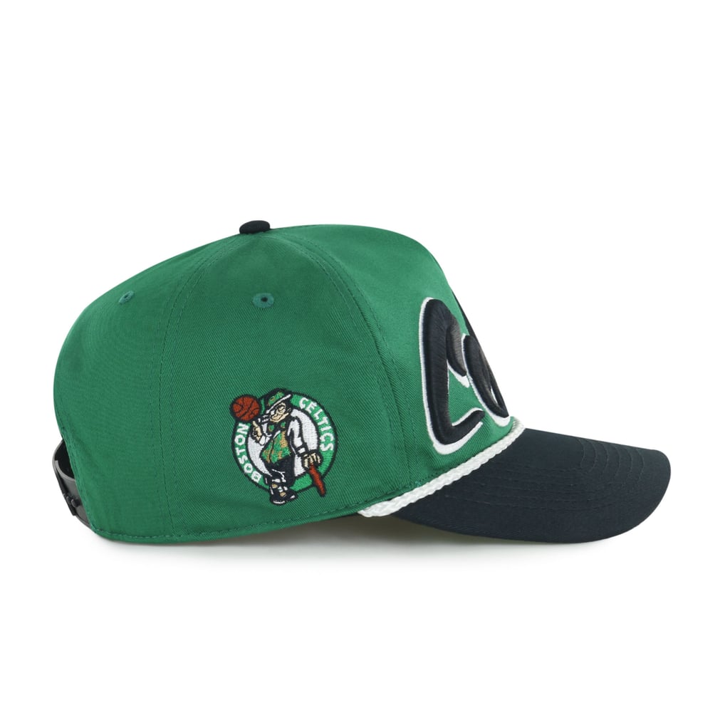 Boston Celtics '47 Dropshadow Rope Hitch Adjustable Hat - Kelly Green/Black