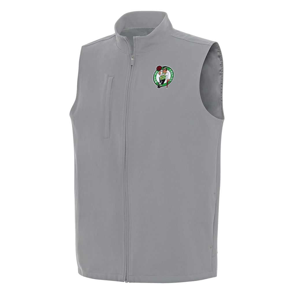 Boston Celtics Antigua Regard Full-Zip Vest - Gray