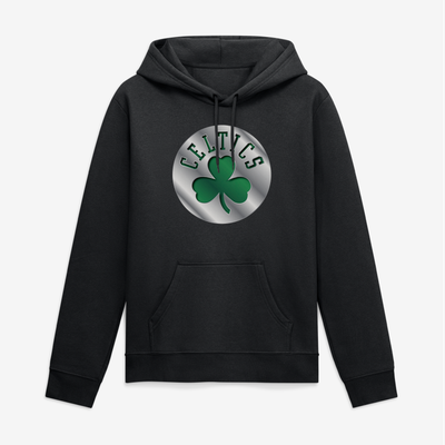 Boston Celtics Big & Tall Forged Mascot Hoodie - Black