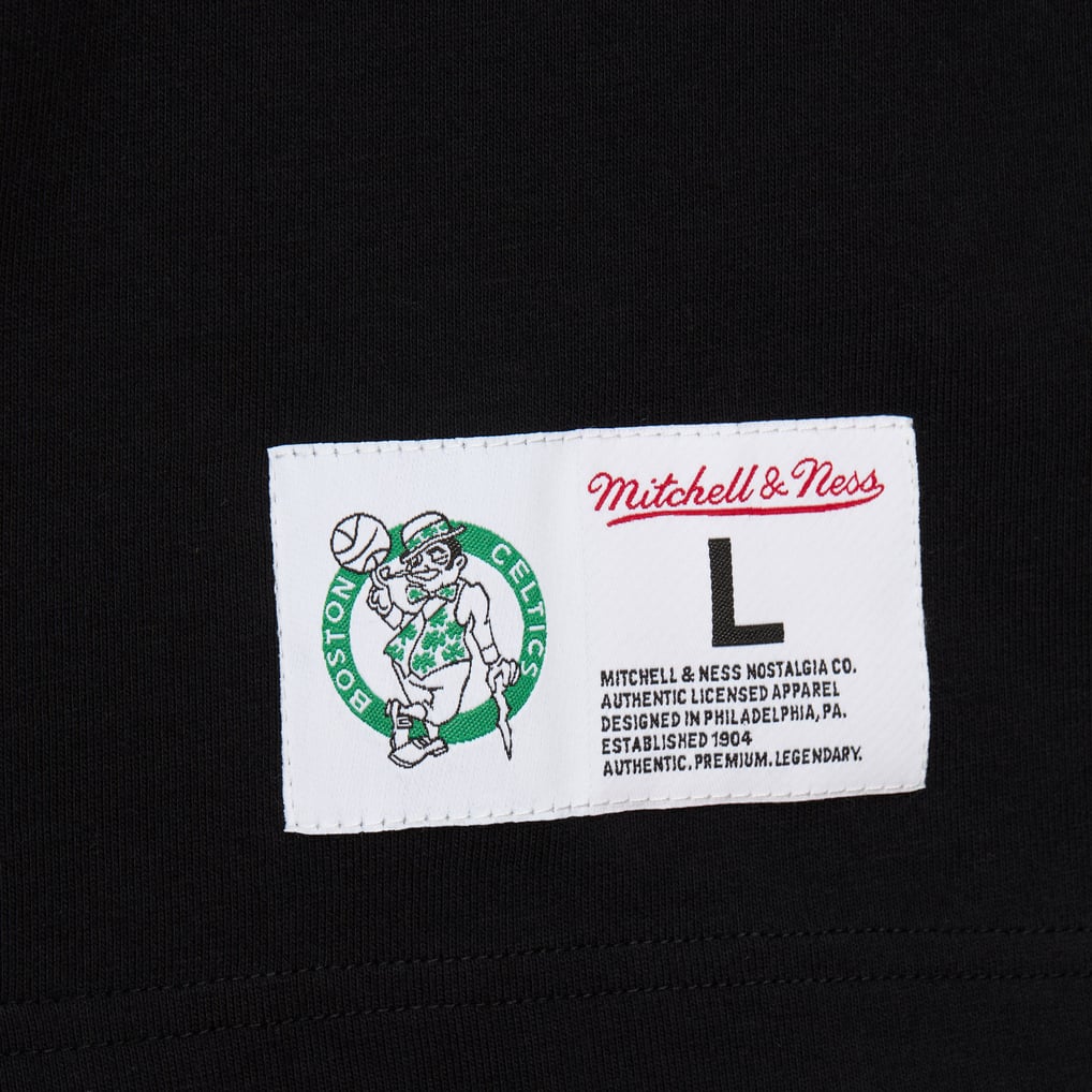 Boston Celtics Black Out Collection Vintage Premium T-Shirt - Black