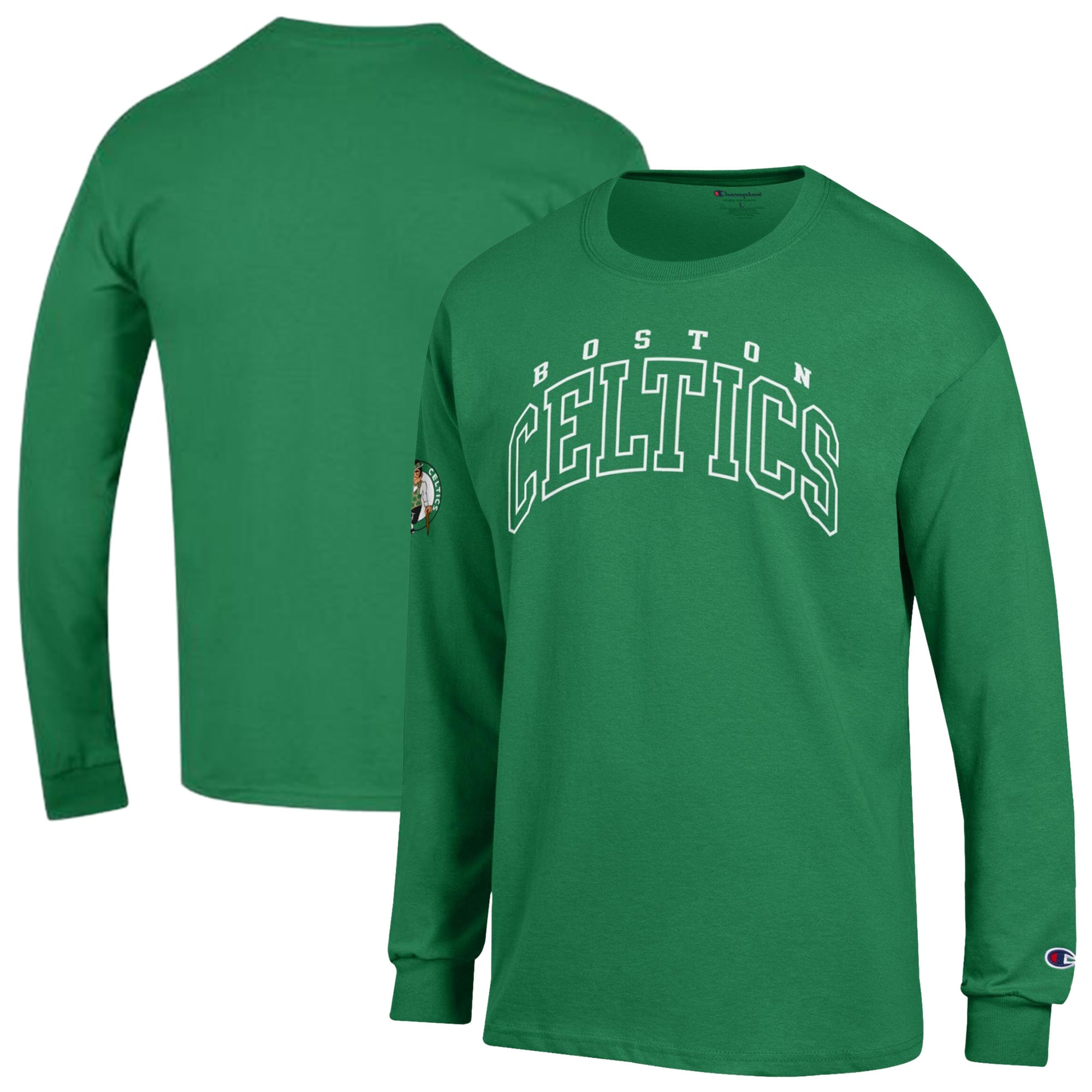 Calletics Boston Celtics Champion Jersey Long Sleeve T-Shirt - Kelly Green