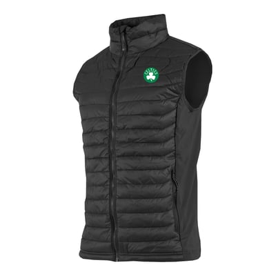 Boston Celtics Columbia Powder Pass Hybrid Full-Zip Vest - Black