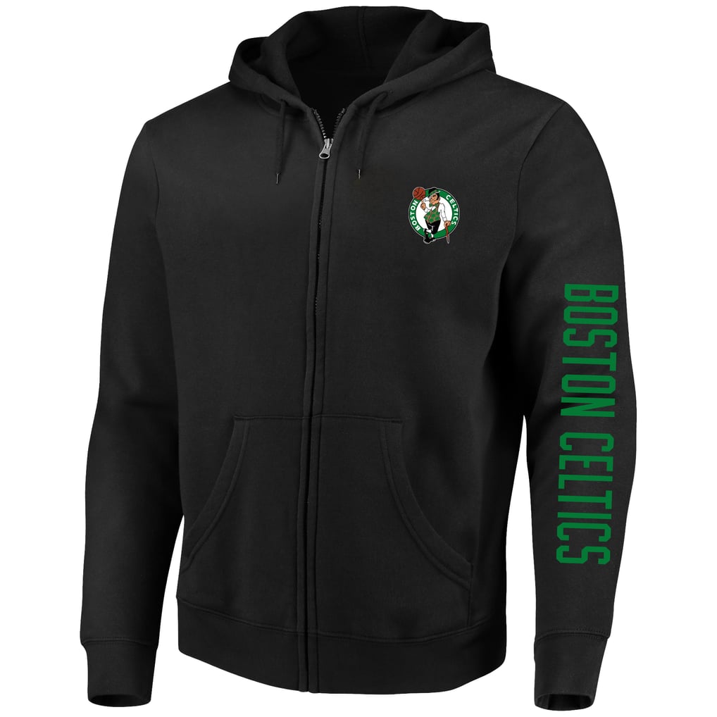 Fanatics Jayson Tatum Boston Celtics Black Big & Tall Full-Zip Hoodie