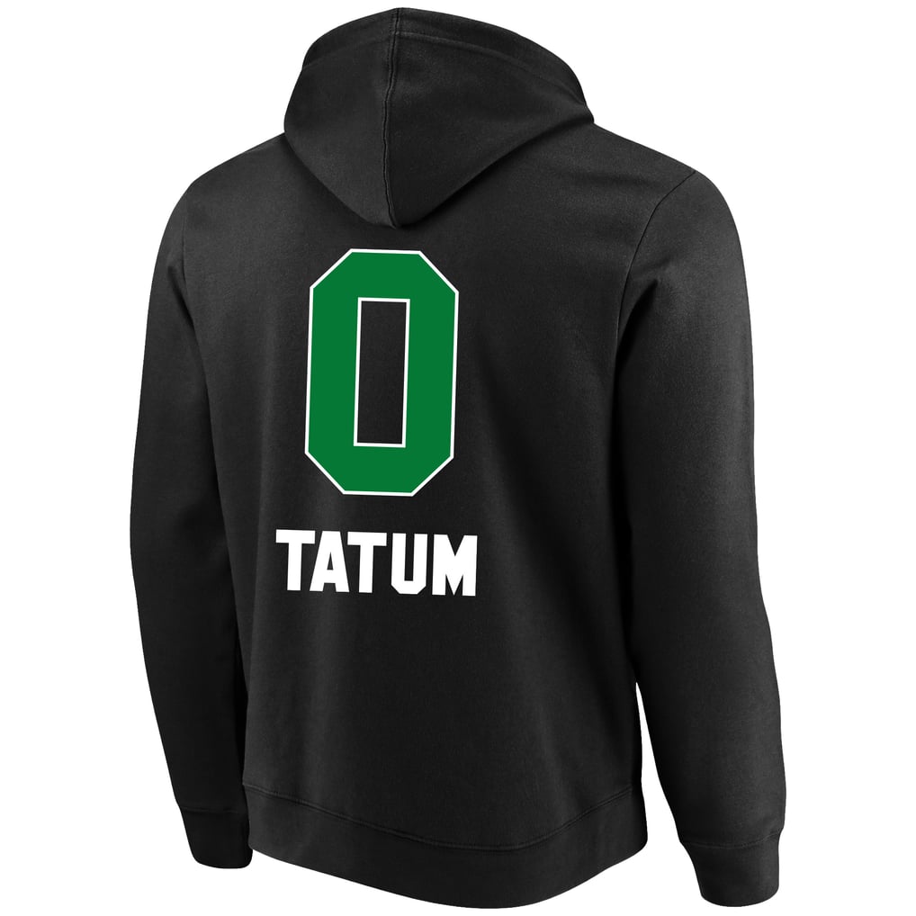 Calletics Fanatics Jayson Tatum Boston Celtics Black Big & Tall Full-Zip Hoodie
