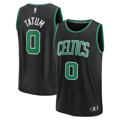 Jayson Tatum Boston Celtics Fanatics Fast Break Replica Player Jersey - Statement Edition - Black
