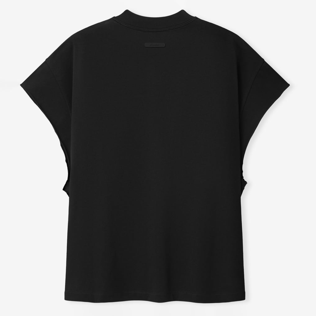Boston Celtics Fear of God Cut-Off Muscle T-Shirt - Black