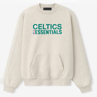 Boston Celtics Fear of God 90s Relaxed Sweatshirt - Cream