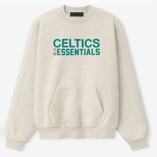 Boston Celtics Fear of God 90s Relaxed Sweatshirt - Cream