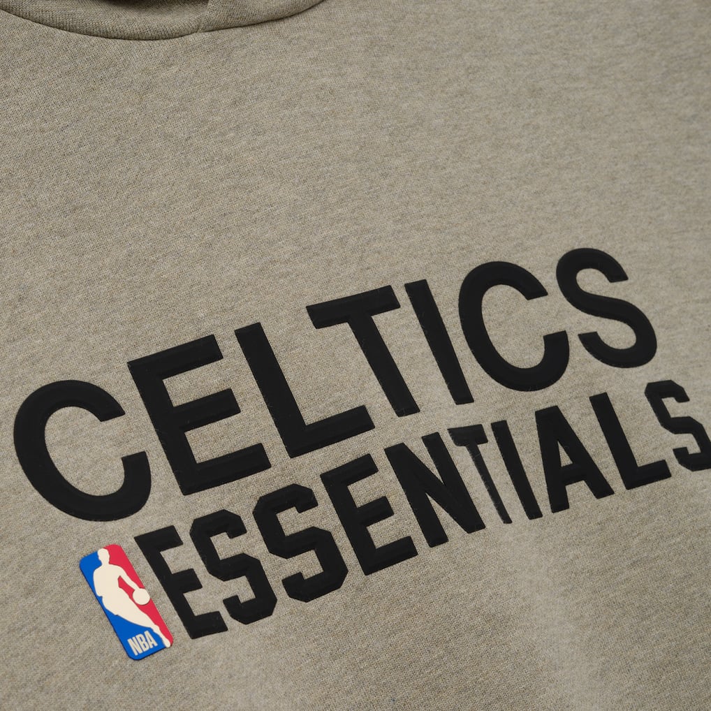 Men's Boston Celtics Fear of God Heather Gray 90s Relaxed Hoodie