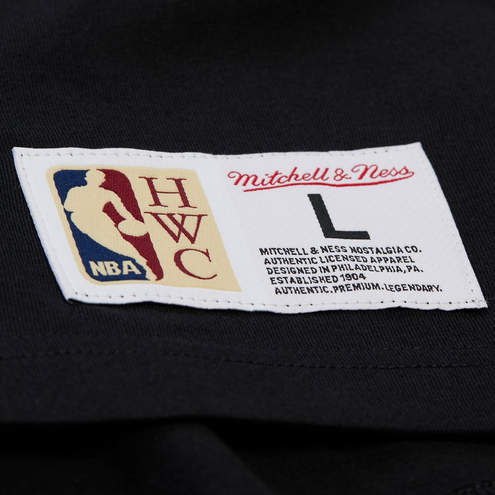  Boston Celtics Mitchell & Ness Hardwood Classics Throw It Back Premium T-Shirt - Black