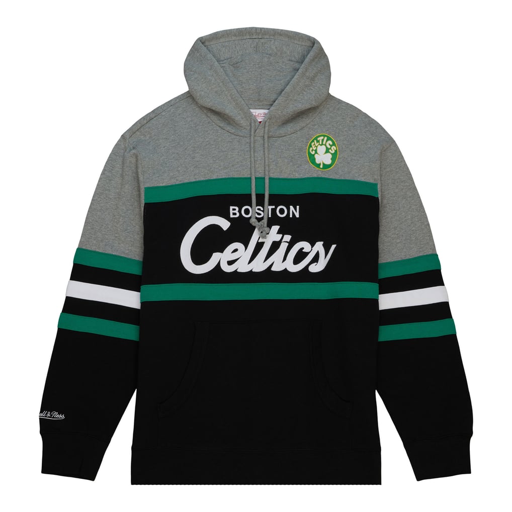  Boston Celtics Mitchell & Ness Head Coach Hoodie - Black/Gray