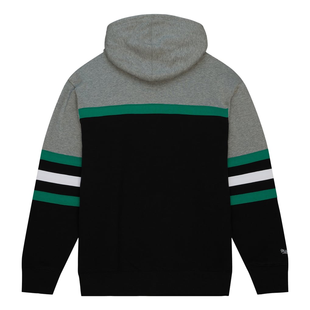  Boston Celtics Mitchell & Ness Head Coach Hoodie - Black/Gray